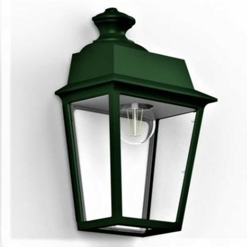 grüne Außenwandlampe